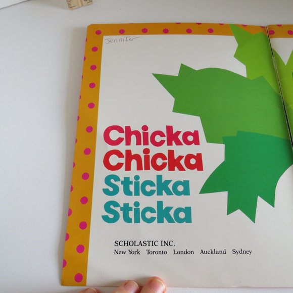 CHICKA CHICKA BOOM BOOM Sticker Book 9" abridged, thick laminated pages/READ ALL - Picture 3 of 7